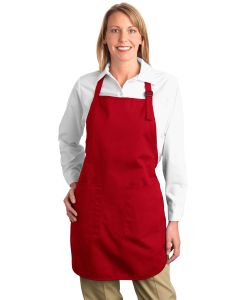 Port Authority® Full-Length Apron with Pockets