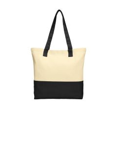 Port Authority® Colorblock Cotton Tote