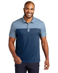 Port Authority® Fine Pique Blend Blocked Polo