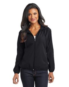 Port Authority® reg;  Ladies Hooded Essential Jacket