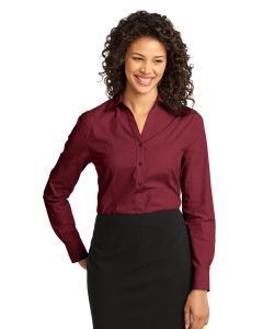 Port Authority® Ladies Crosshatch Easy Care Shirt
