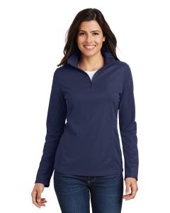 Port Authority® Ladies Pinpoint Mesh 1/2-Zip