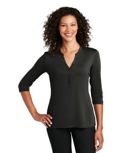 Port Authority® Ladies UV Choice Pique Henley