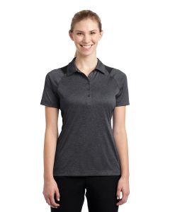 Sport-Tek® Ladies Heather Colorblock Contender ™  Polo