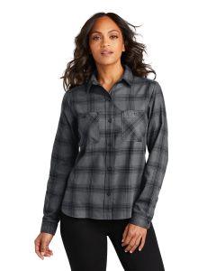 Port Authority® Ladies Plaid Flannel Shirt