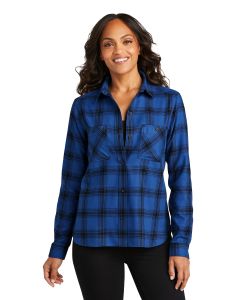 Port Authority® Ladies Plaid Flannel Shirt