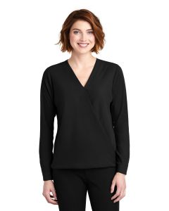 Port Authority® Ladies Wrap Blouse