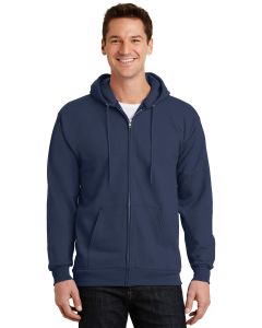 Port & Company® Essential Fleece Full-Zip Hooded Sweatshirt