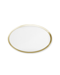 PRO-OV-Gold Frame / White Plate