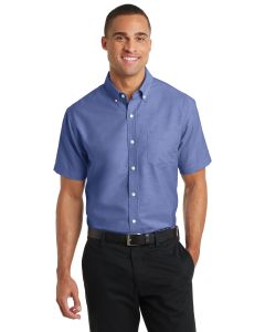 Port Authority® Short Sleeve SuperPro ™  Oxford Shirt