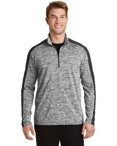 Sport-Tek® PosiCharge ®  Electric Heather Colorblock 1/4-Zip Pullover