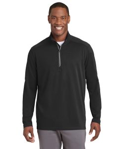 Sport-Tek® Sport-Wick ®  Textured 1/4-Zip Pullover