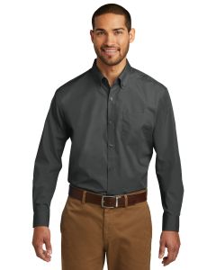 Port Authority® Long Sleeve Carefree Poplin Shirt